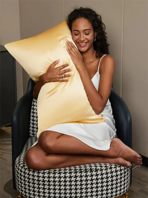 22momme 100% Mulberry Silk Pillowcase, Envelope Closure (Buy 3, Get 1 Free)
