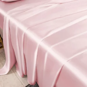 22Momme Silk 4Pcs bedding Set Fitted&Flat Sheets+2x Pillowcases - Image 10