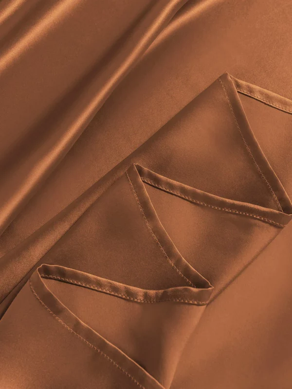 19Momme 4Pcs pure mulberry Silk bedding Set Fitted&Flat Sheets+2x Pillowcases