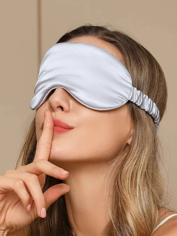 19 Momme Pure Silk Sleep Eye Mask with Elastic Band