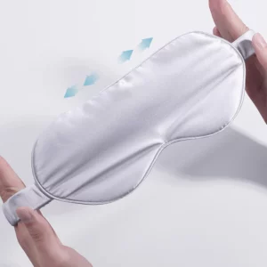 19 Momme Pure Silk Sleep Eye Mask with Elastic Band - Image 10