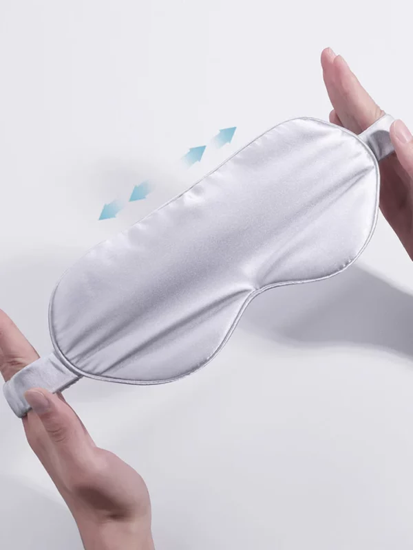 19 Momme Pure Silk Sleep Eye Mask with Elastic Band