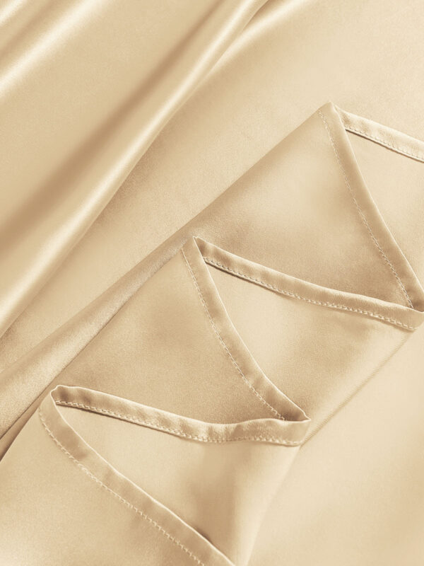 22Momme Silk 4Pcs bedding Set Fitted&Flat Sheets+2x Pillowcases